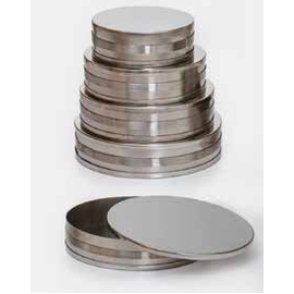ice cream cake mold with lid stainless steel round Ø 150 mm 750 ml H 50 mm product photo