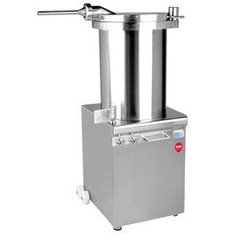 hydraulic filler DF 40 X stainless steel 40 ltr 400 volts 1500 watts | 3 filling tubes| piston removal tool product photo