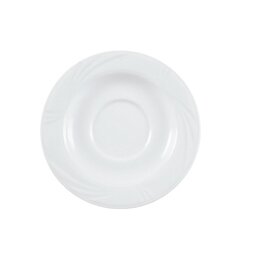 cocoa saucer ARCADIA porcelain white Ø 140 mm product photo