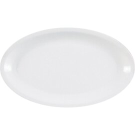 plate MILANO porcelain white oval | 240 mm  x 150 mm product photo