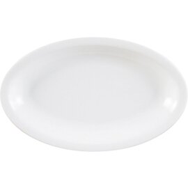 plate MILANO porcelain white oval | 320 mm  x 187 mm product photo