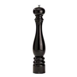 Peppermill, &quot;PARIS&quot;, beech wood - black lacquered, height: 27 cm, with grinding degree setting product photo