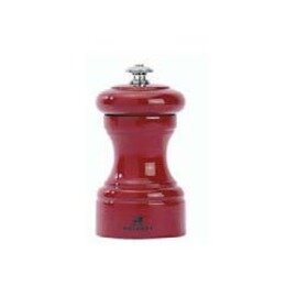 Peppermill, &quot;Bistro&quot;, beech wood - red lacquered, height: 10 cm product photo