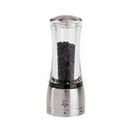 pepper mill DAMAN acrylic transparent • grinder made of stainless steel  H 160 mm product photo