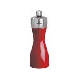 Peppermill, &quot;Fidji&quot;, stainless steel / beechwood - red lacquered, height: 12 cm product photo