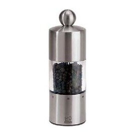 pepper mill COMMERCY acrylic stainless steel • grinder made of stainless steel  H 150 mm | sight glass product photo