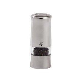 pepper mill ZELI plastic silver coloured • grinder made of stainless steel  H 140 mm product photo