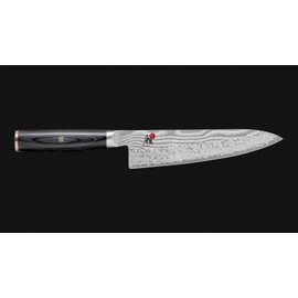 gyutoh MIYABI 5000 FCD straight blade Japanese form smooth cut | black | blade length 20 cm product photo