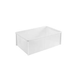 stackable container|transport container  • white  | 35 ltr | 580 mm  x 360 mm  H 215 mm product photo