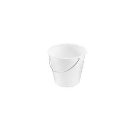 bucket with graduated scale plastic white 12 ltr  Ø 325 mm  H 267 mm | galvanised handle product photo
