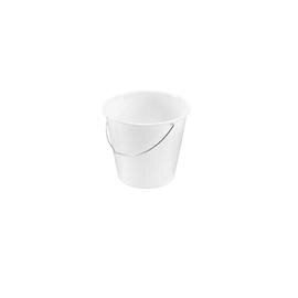 bucket with graduated scale plastic white 12 ltr  Ø 325 mm  H 267 mm | steel handle product photo