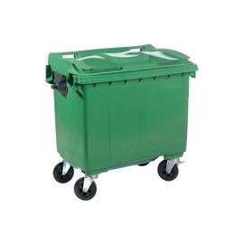 large container 660 ltr plastic green  L 1265 mm  B 775 mm  H 1065 mm product photo