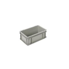 stackable container COMFORT LINE Euronorm PP grey smooth bottom closed 5 ltr | 300 mm x 200 mm H 120 mm product photo