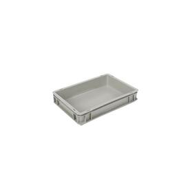 stackable container COMFORT LINE Euronorm PP grey closed 6 ltr | 400 mm x 300 mm H 80 mm product photo