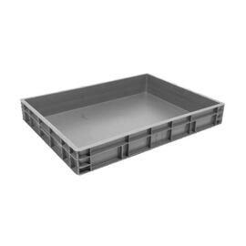 stackable container COMFORT LINE H 120 mm grey smooth bottom closed product photo