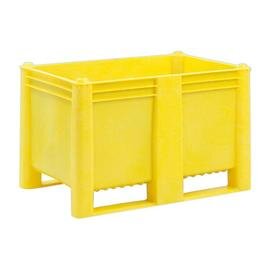 large-capacity pallet boxes  • yellow  | 500 ltr | 1200 mm  x 1000 mm  H 740 mm product photo