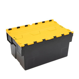 lidded crate 52 ltr PP with lid product photo
