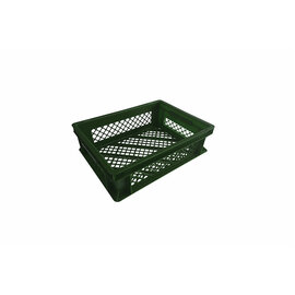 Bread container H 120 mm HDPE green | bottom + sides perforated product photo