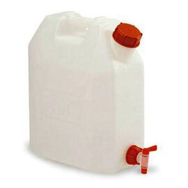 canister HDPE polypropylene red transparent 10 ltr 246 mm  x 156 mm  H 360 mm product photo
