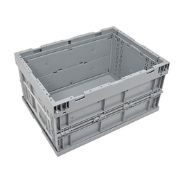 collapsible box Euronorm grey 18 ltr | 400 mm x 300 mm H 214 mm product photo