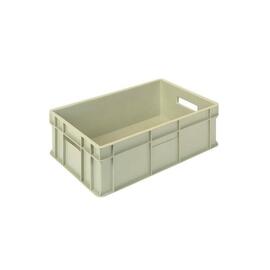 stackable container GOLD LINE H 220 mm HDPE beige extra reinforced bottom Walls closed product photo