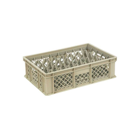 stackable container beige 600 x 400 mm  H 170 mm | 40 compartments 69 x 69 mm product photo