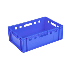 meat container HDPE blue 38 ltr  | 600 mm  x 400 mm  H 200 mm product photo