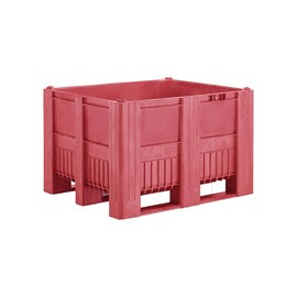 pallet box 470 ltr HDPE green number of skids 3 | food safe product photo