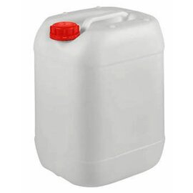 canister HDPE white red 20 ltr 290 mm  x 250 mm  H 375 mm product photo