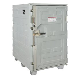 thermal shipping container  • grey  | 1350 ltr | 1405 mm  x 985 mm  H 1646 mm product photo