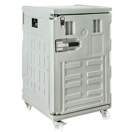 thermal shipping container  • grey  • wheeled  •  | 370 ltr | 840 mm  x 800 mm  H 1310 mm product photo