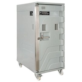 thermal shipping container  • grey  • wheeled  | 900 l | 1200 mm  x 800 mm  H 1835 mm product photo