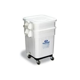 drip tray with drain tap  • white  • wheeled  | 140 ltr | 545 mm  x 545 mm  H 870 mm | lidl |trolley product photo