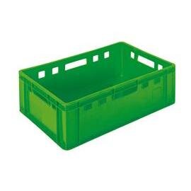 meat container HDPE green 38 ltr  | 600 mm  x 400 mm  H 200 mm product photo
