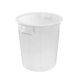 barrel conical polyethylene white 50 ltr product photo