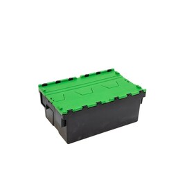 lidded crate 40 ltr PP with lid product photo