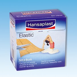 sticking plaster Hansaplast® Elastic plastic skin-coloured  L 5000 mm  B 60 mm product photo