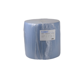 Industriepapierrolle FUNNY cellulose 3 ply blue product photo