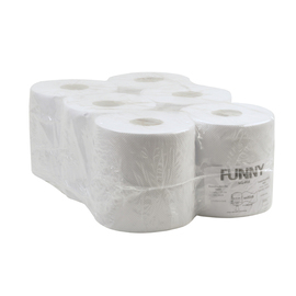 towel roll FUNNY MIDI recycled paper 1 ply whitish product photo