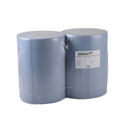 Industriepapierrolle SEMItop cellulose 2 ply blue product photo