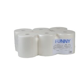 towel roll cellulose white | 6 rolls product photo