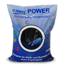 universal laundry detergent Funny Power 20 kg bag product photo