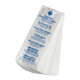 hygiene bag white | printed in 7 languages product photo