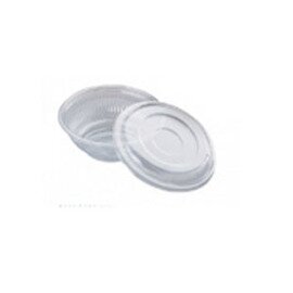 salad bowl 0.61 ltr clear transparent with lid product photo