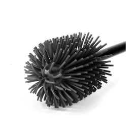 toilet brush set SEMYTOP black | grey | bristles made of silicone product photo  S