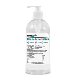 hand disinfection liquid | 15 x 500 ml pump bottle product photo