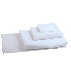 bath mat cotton white | 500 mm  x 700 mm | 50 pieces product photo