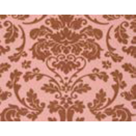 Airlaid motif napkin DAUPHINE pink | brown fold 1/4 400 mm x 400 mm | 800 pieces product photo  S