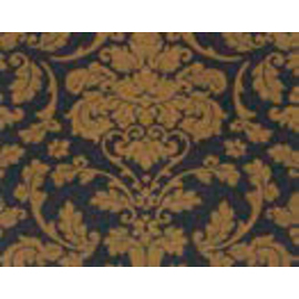 Airlaid motif napkin DAUPHINE black | gold fold 1/4 400 mm x 400 mm | 800 pieces product photo  S