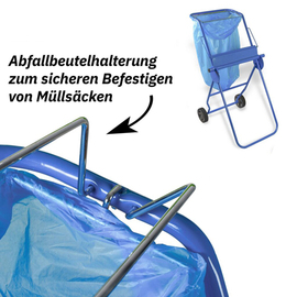 cleaning roll dispenser stand with waste bag holder product photo  S